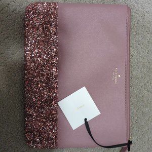Kate Spade all that glitters pink clutch